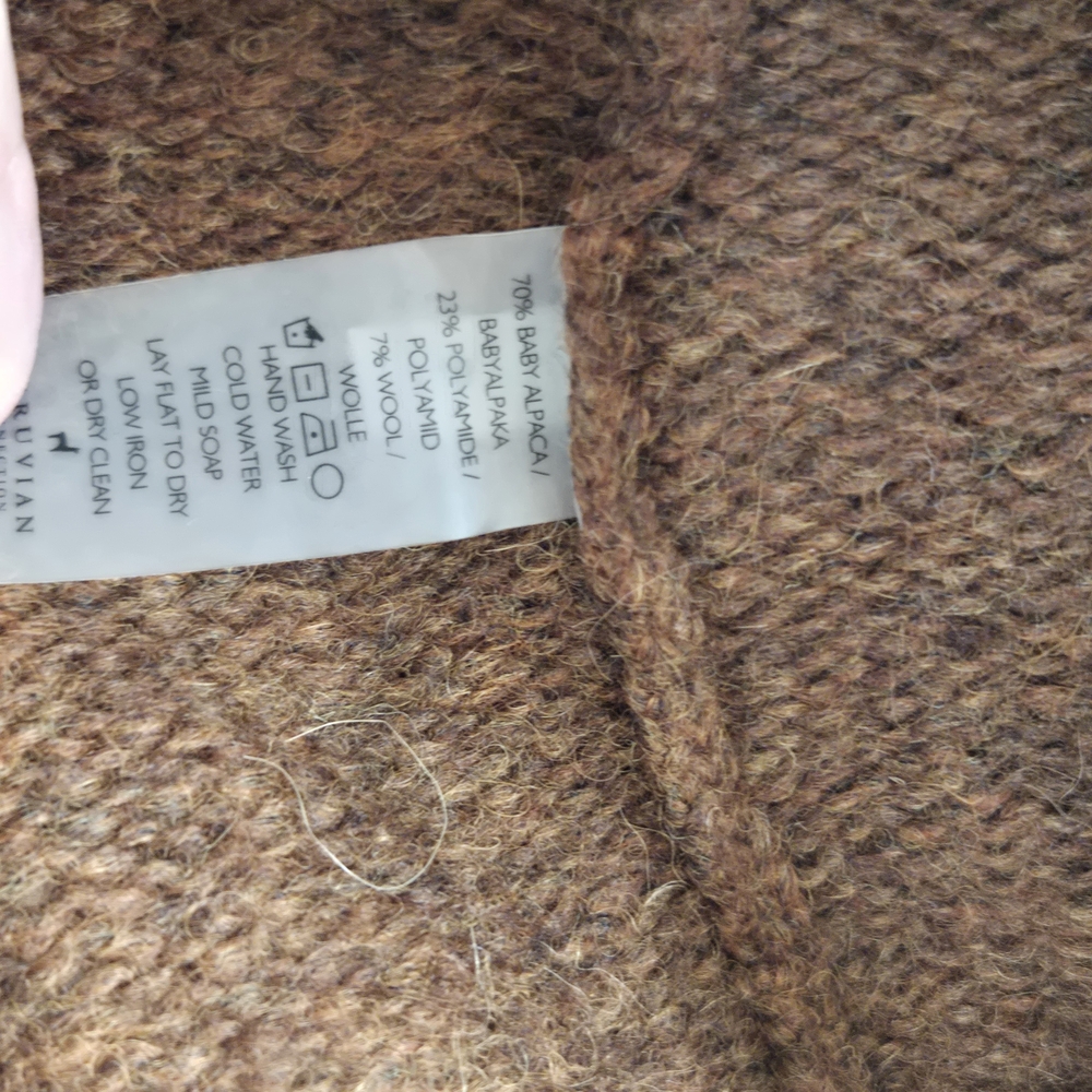 Peruvian Connection Wool Blend Open Front Cardiga… - image 8